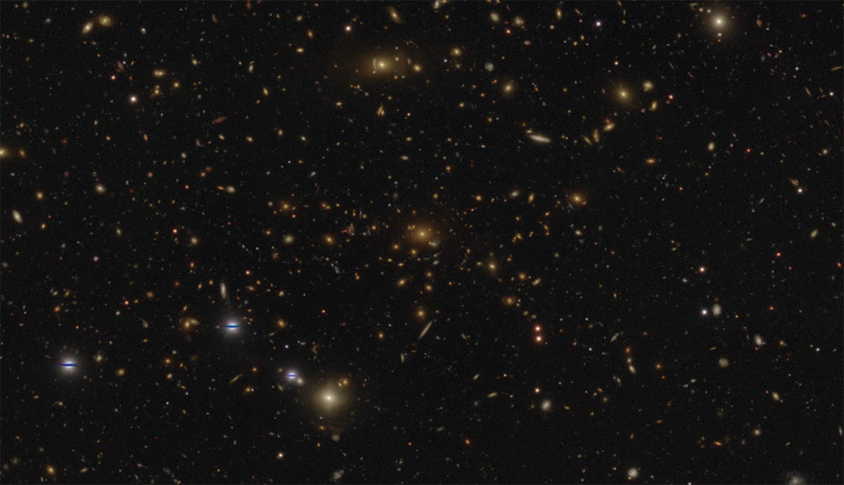 Figure 2: Cluster of galaxies