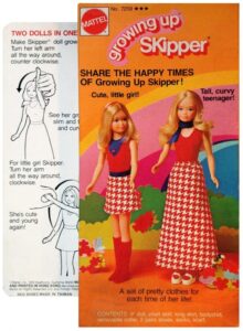 Growing Up Skipper Fashions Doll Clothes Mattel New On Card 1975