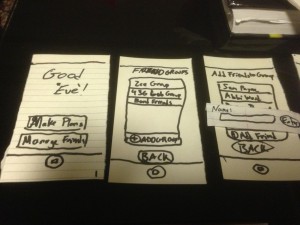 Good Eve' paper prototype 1