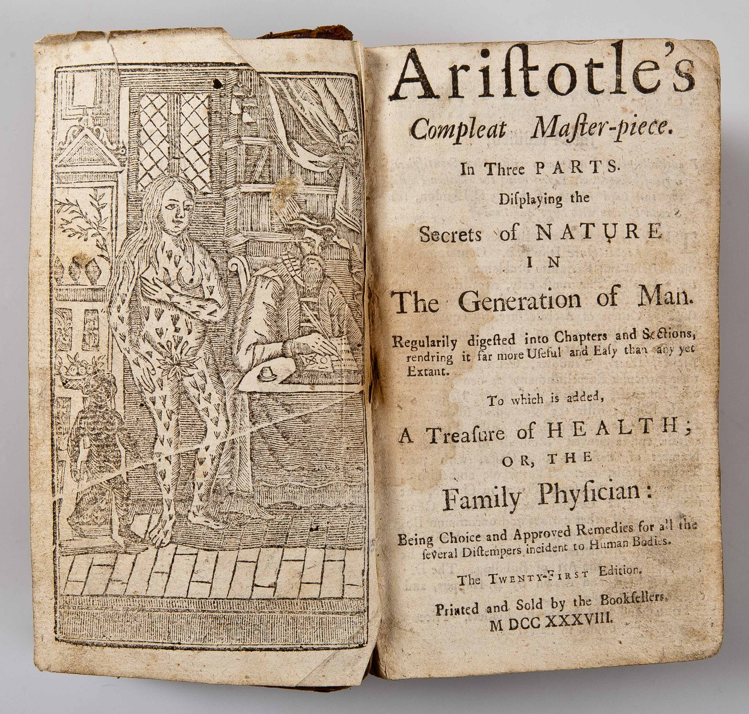 Aristotle on all fronts: Four 18th century editions bound in one volume