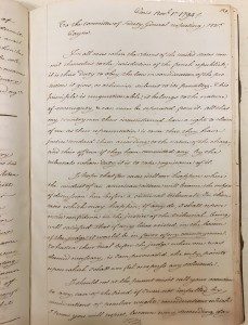  James Monroe letter book as Minister to France, 1794-1795 (C0938 No. 699) 