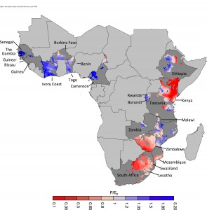 Water availability trends in Africa