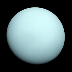 Uranus as viewed by Voyager 2 in 1986 (NASA/JPL-Caltech)